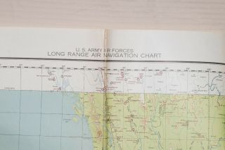 RARE WWII 1/1944 HUGE AAF Map Bengal Jolly Roger JR2 - 011 2