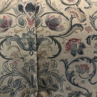 Ralph Lauren F/queen Rare Comforter Provence Tan/red/teal Floral/medallion Vtg