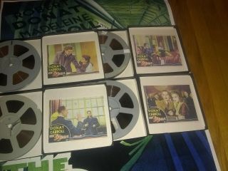 8 Film The 39 Steps (1935) Rare Alfred Hitchcock Feature 400ft Reels X 4 8
