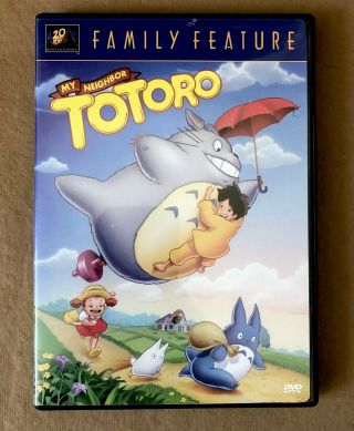My Neighbor Totoro Dvd Rare Fox Dub Full Screen Family Feature Oop 2002