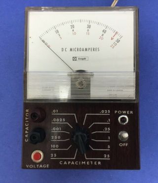 Rare Vintage Knight Model 55015 R/c Resistance Capacitance Tester Capacimeter