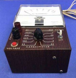 Rare Vintage Knight Model 55015 R/C Resistance Capacitance Tester Capacimeter 2