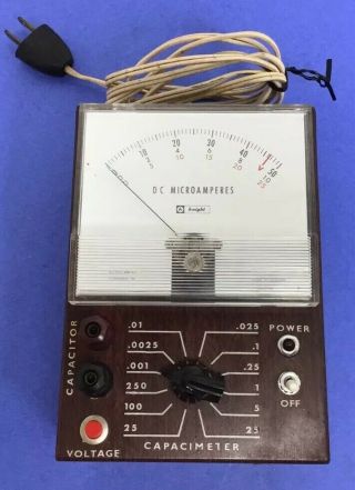 Rare Vintage Knight Model 55015 R/C Resistance Capacitance Tester Capacimeter 8