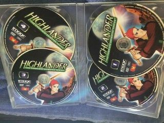 Highlander: The Complete Animated Series (DVD,  2009,  4 - Disc Set) RARE RARE RARE 2
