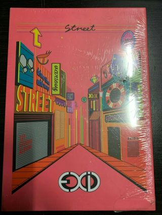 Exid 1st Studio Album Street Cd Photobook Photocard Rare Torn Wrap