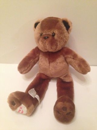 Phebe Phillips Rare Tweakie P.  " Bailey " Brown Teddy Bear Plush Stuffed Animal