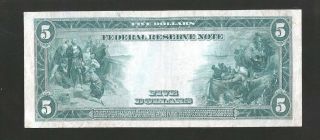 Sharp Rare Type A Cleveland 1914 $5 Federal Reserve Note