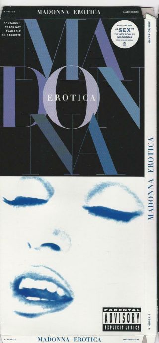 Madonna Erotica - Rare Cd Long Box - No Cd Longbox Only