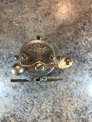 Vintage Rare Scioto Fishing Bait Casting Reel Made In York By Montague