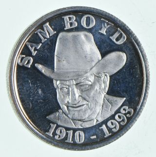 Rare Silver - 15.  7 Grams - Sam Boyd - Round.  999 Fine Silver 305