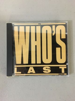 Rare The Who Who’s Last Disc 1 Cd Live Concert 1984 MCA 2