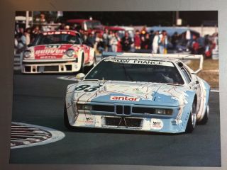 1981 Bmw M1 Race Car Print,  Picture,  Poster Rare Awesome L@@k