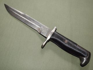 Vtg 1940s Post - Ww2 Kutmaster Springfield Garand Bayonet Parts Hunting Knife Rare