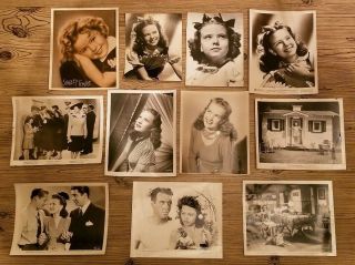 Vintage Shirley Temple Betty Field Gale Storm Movie Photos Collectible Rare Htf