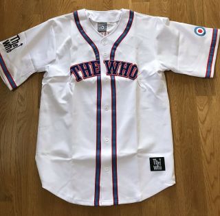 Rare The Who My Generation Concert Tour Baseball Jersey Shirt Xl