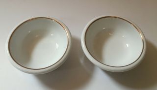 Rare American Girl 2 Ceramic Bowls Replacement Part For Addy 
