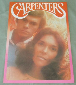 Carpenters Rare Japan Tour Book 1976 Karen Carpenter Program More Listed