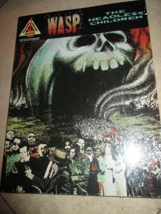 W.  A.  S.  P.  - The Headless Children - Tab Book - 1990 Hal Leonard - Rare & Oop