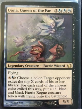 Oona,  Queen Of The Fae X2 Mtg Magic The Gathering Rare