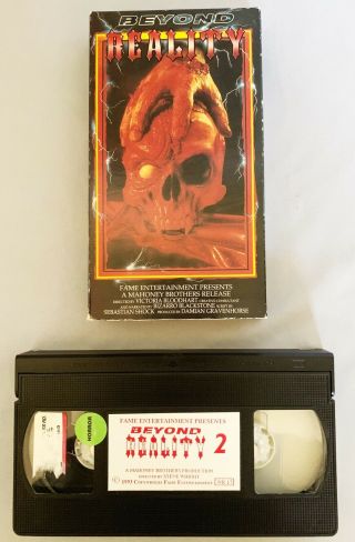 Beyond Reality 2 Vhs Tape Horror Fame Entertainment 1993 Vintage Rare Vg