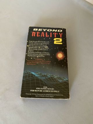 Beyond Reality 2 VHS Tape Horror Fame Entertainment 1993 Vintage Rare VG 4