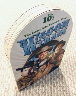 Wagon Train The Complete 5th Season 5 FIve 10 Disc Set Over 30 hours OOP Rare 3