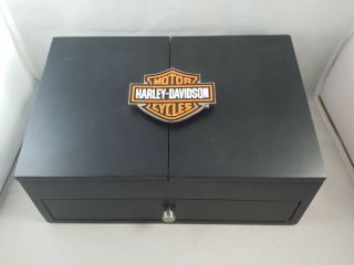 Harley Davidson Motorcycle Jewelry Box Hallmark 2005.  Rare Look