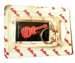 Rare Vintage 1980s The Monkees Promo Keychain Davy Jones Peter Tork Mickey Band