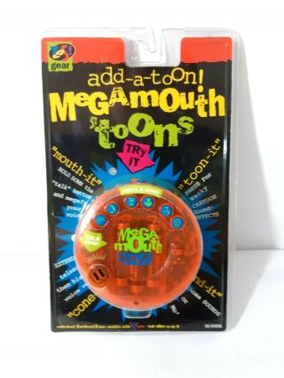Megamouth Toons 1995 Voice Distortion & Sound Effects Rare Yes Toy