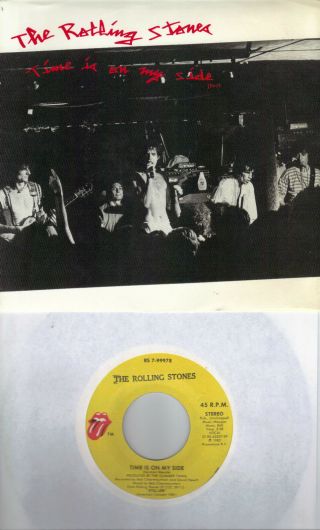 The Rolling Stones Time Is On My Side / 20 Flight Rock 45 With Rare Picsleeve