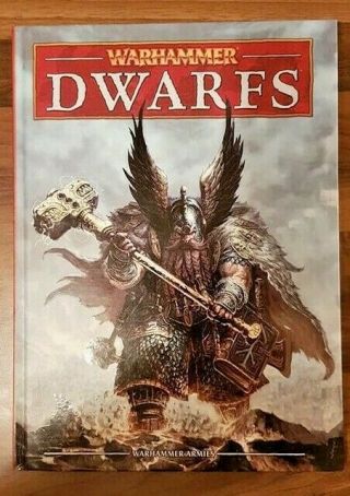 Warhammer Dwarfs Army Book 8th Edition Supplement Games Workshop Gw Rare Oop