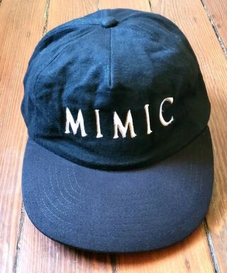 Rare 1997 Mimic Movie Promo Hat - Guillermo Del Toro Josh Brolin Mira Sorvino