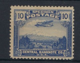 Ecuador 1939 Airmail Proof Central Bank Co Not Issued Rare Specimen
