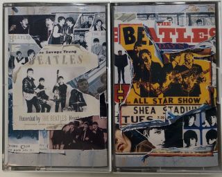 The Beatles Anthology 1 & 2 On Cassette - 4 Cassette Tapes - Rare/oop - Like