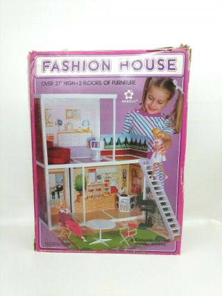 Vintage 1984 Meritus Fashion Doll Barbie House Furniture Accessories Rare 11504