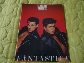 George Michael / Wham Fantastic Song Book Sheet Music Very Rare Bad Boys Tropica