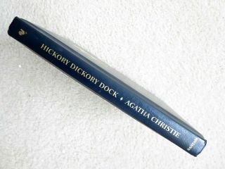 Agatha Christie Bantam Hickory Dickory Dock - Rare Leatherette Hardcover