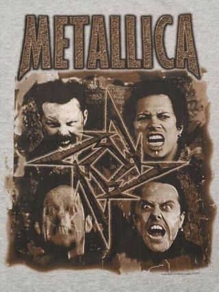 Metallica Poor Touring Me Mega Rare Europe Tour 1996 Tour Shirt Size Xl
