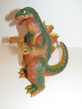 2002 Marmit 1962 Godzilla Large 9 " Figure Flat Tan/green/gold Rare