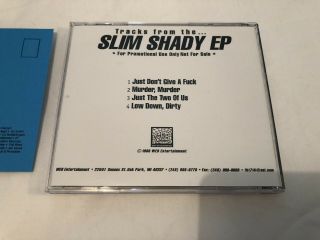 Eminem Slim Shady EP Promo Demo CD Rare Collectors Re Issue 3