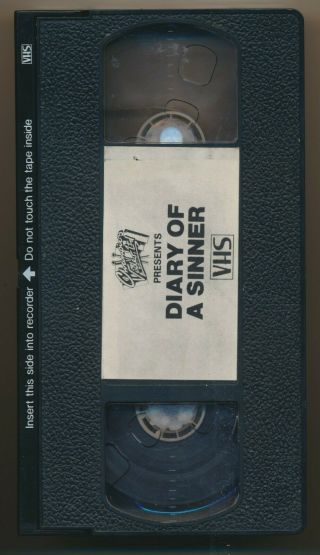Diary Of a Sinner Ultra - Obscure Trashy Sleaze Wild Large Clamshell PAL VHS Rare 4