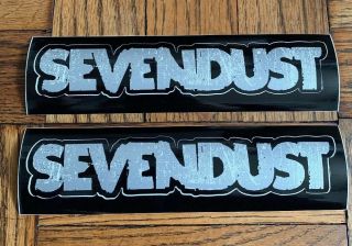 2 Sevendust Stickers - Rare Promo Rock Music Seasons Tvt Records Sticker Loy