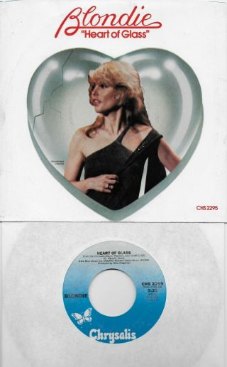 Blondie Heart Of Glass / 11:59 Rare 45 With Picsleeve Debbie Harry