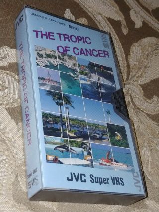 Jvc The Tropic Of Cancer Svhs Demonstration Video Tape - (vhs) Demo - Rare