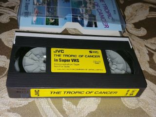 JVC The Tropic of Cancer SVHS Demonstration Video Tape - (VHS) DEMO - RARE 5