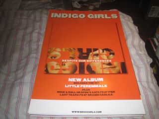 Indigo Girls - (despite Our Differences) - 1 Poster - 11x17 Inches - Nmnit - Rare