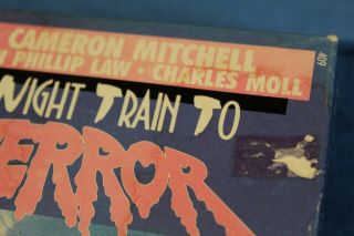 Night Train To Terror VHS Cameron Mitchell Slasher Parade Video RARE 4