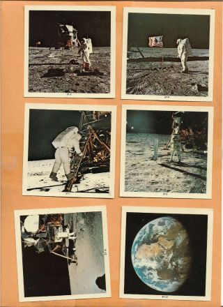 Apollo 11 Photo Set Of 12 Rare