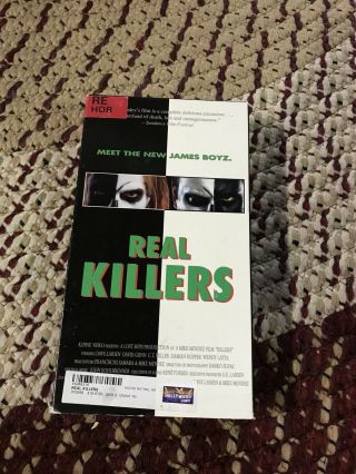 Real Killers Vhs Rare Regional Sov Shot On Video Obscure 90s Tempe