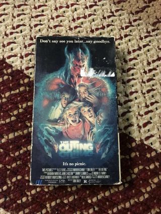 The Outing Vhs Rare Horror Slasher Obscure Cult Classic Very Fun Masterpiece Ive